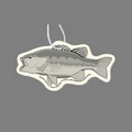 Paper Air Freshener Tag- Wide Mouth Bass